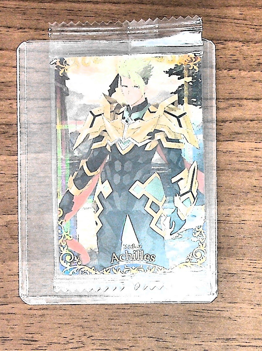 Fate Grand Order FGO Wafer Card Vol. 7 Rider Achilles secret foil | eBay