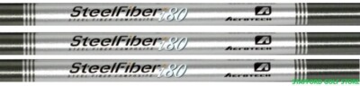 Aerotech SteelFiber i80 Graphite Iron Shafts .370'' Parallel Tip A/R/S Flex Sets