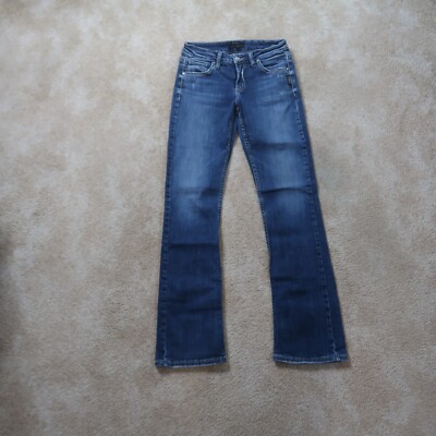 Silver Jeans Avery Slim Bootcut Jeans Women's 26x33 Blue Stretch