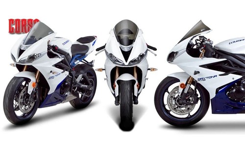 Schermo Corsa Triumph Daytona 675 2013 - 2018 Tinta Luce Zero Gravità 24-914V-02 - Foto 2 di 5