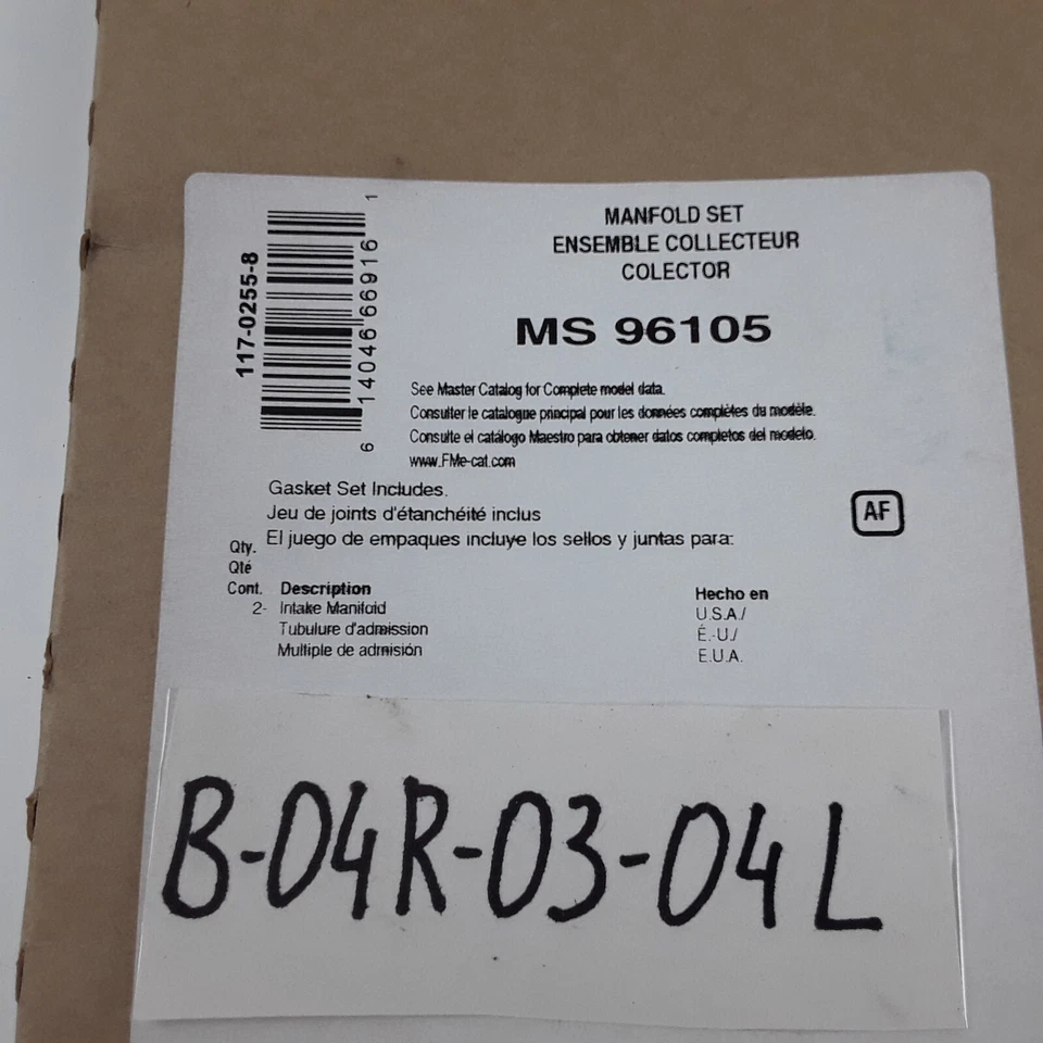 Juego de juntas de colector de admisión de motor para Subaru Forester 1998 Legacy 1996-1999 Foto 4 de 4