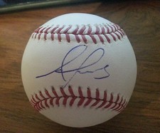 ALEX REYES ST LOUIS CARDINALS NEW OMLB SIGNED IN NEW ORLEANS ON 8/08/16