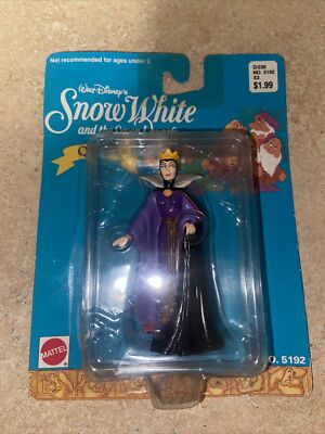 VTG 90's Snow White and the Seven Dwarves Evil Queen Figure Mattel Disney #5192