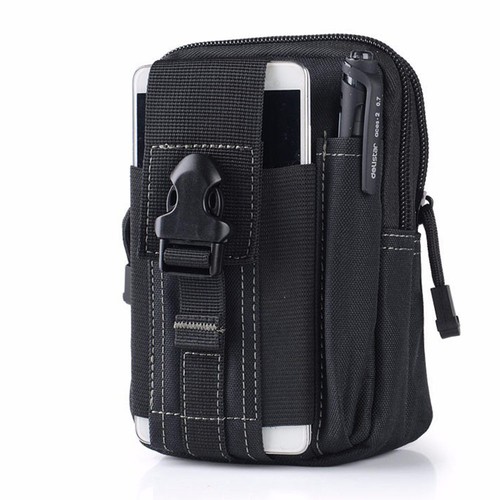 Military Tactical Molle Pouch Waist Belt Phone Pocket Hiking Utility Pack Bag - Picture 9 of 12
