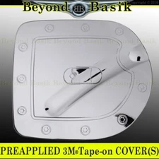 For 2005-2021 Nissan Frontier(SHORT BED ONLY) CHROME Fuel Gas Door COVER Overlay