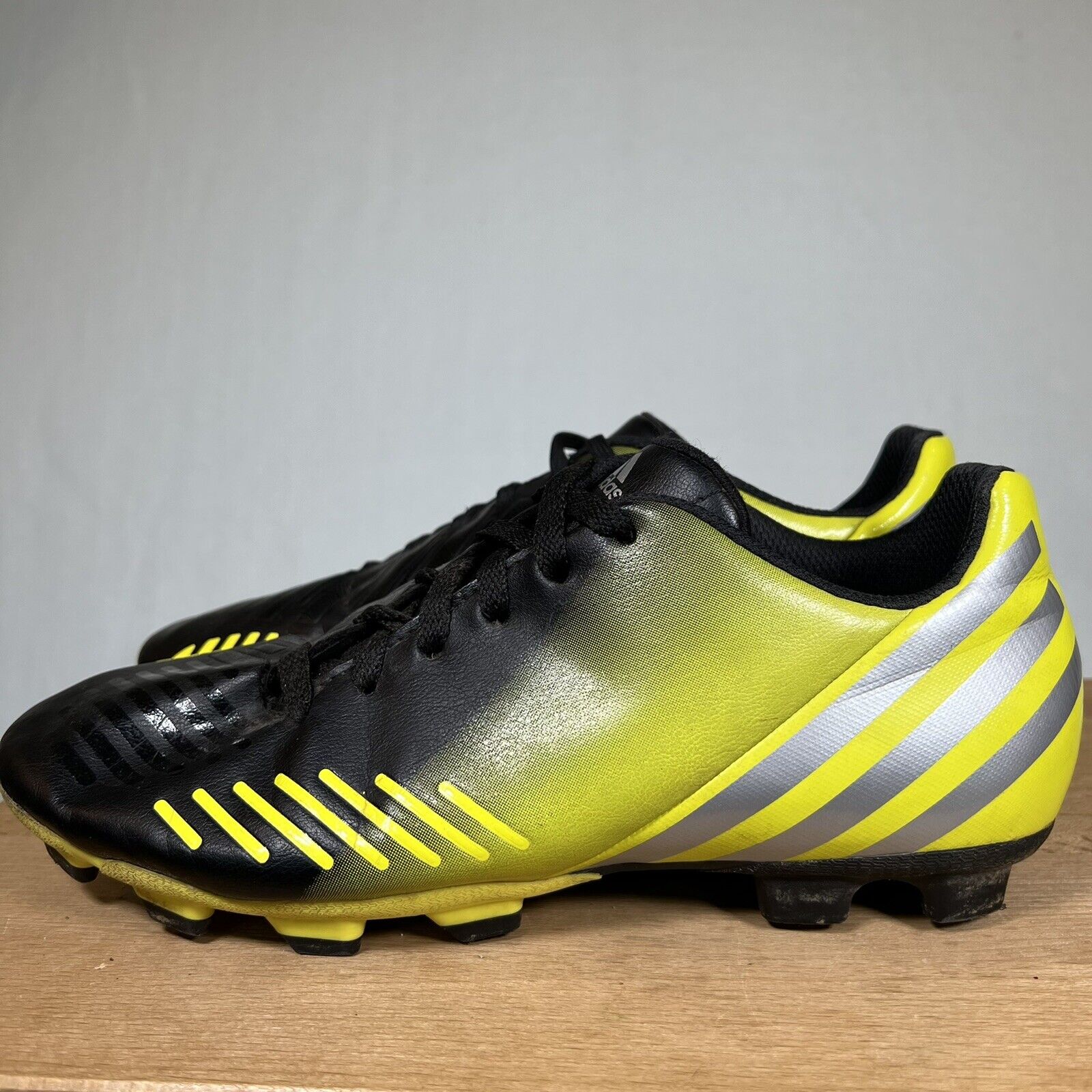 herder ontspannen Tien Adidas Mens Rare Predator LZ TRX FG Yellow Black Soccer Cleats Boys Youth  Size 6 | eBay