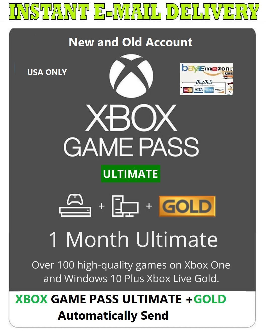 Xbox Game Pass Ultimate 1 Month ESD (UK)