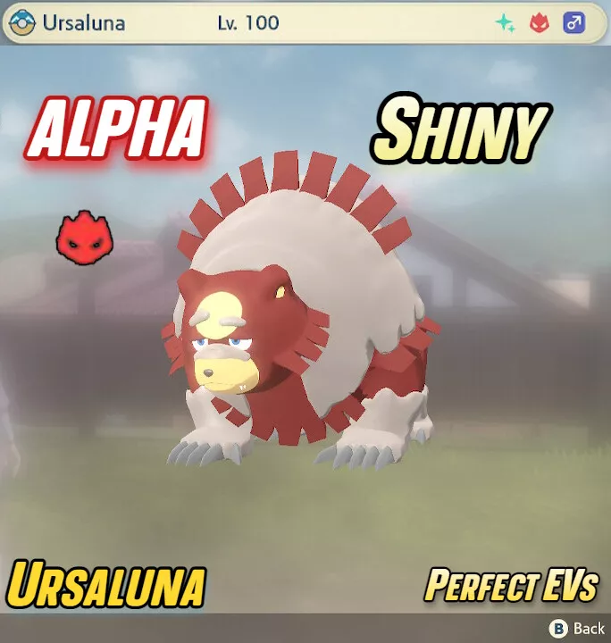 Pokemon Go Shiny Ursaluna (exchange)✨ Instant or Ultra Friends