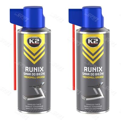 x K2 RUNIX Silicone Grease Treadmill Belt Gym Equipment