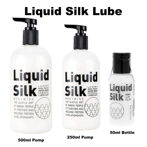 Lubricant Bodywise Liquid Silk Lubricant (50ml, 250ml or 500ml) Water