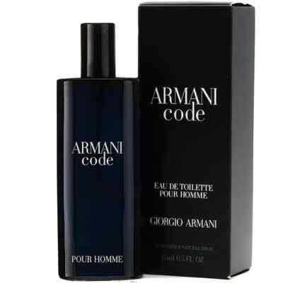 Giorgio Armani Code 0.5oz Men Eau de Toilette -New in plastic/box 