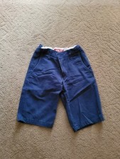Arizona Boys Navy Blue Khaki Shorts Size 10 Regular
