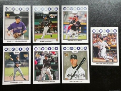2008 Topps Colorado Rockies Team Set (All 22)  **SUPER SHARP**  SEE PICS