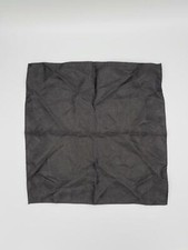 Men's Solid Black 100 Polyester Pocket Square - NWOT