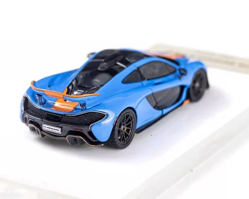 DMH 1:64 Gulf Blue P1 Super Racing Sports Model Diecast Resin Car - Picture 3 of 6