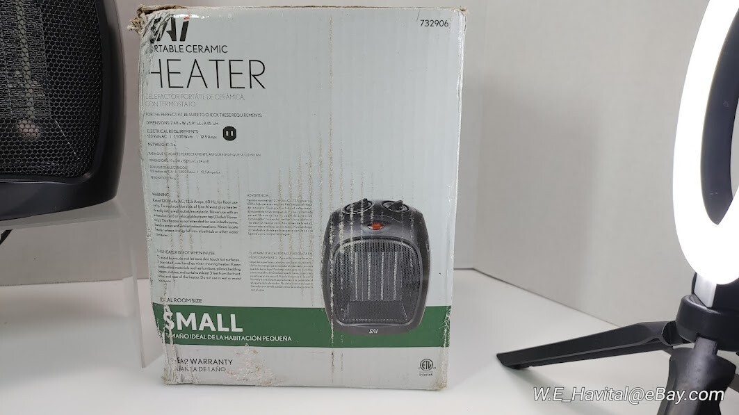 SAI® 1,500-Watt Portable Ceramic Convection Electric Heater SAI® 1,500-Watt Portable Ceramic Convection Electric Heater