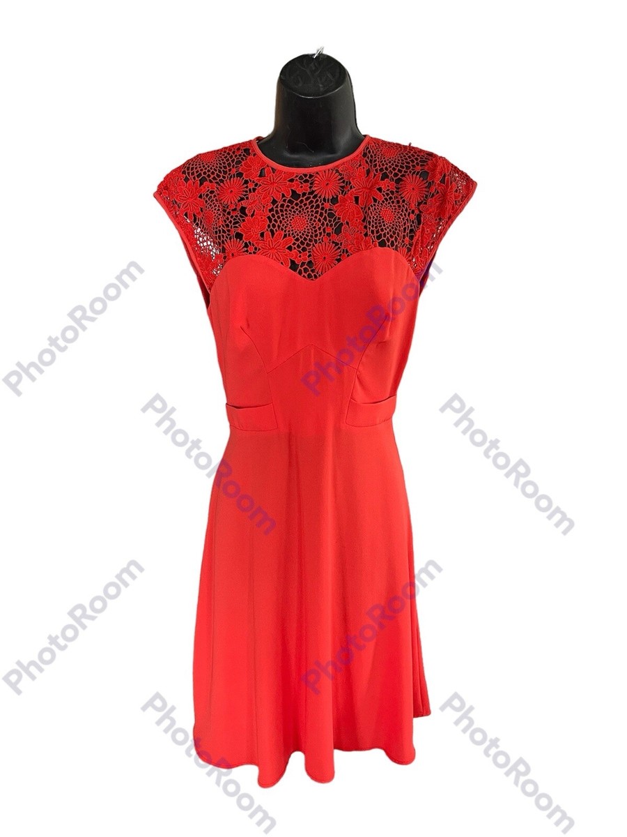 spotlight by warehouse orange women dress size 8