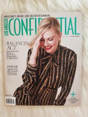 LOS ANGELES CONFIDENTIAL MAGAZINE KIRSTEN DUNST FALL 2021 POWER MOVES ANDRA DAY