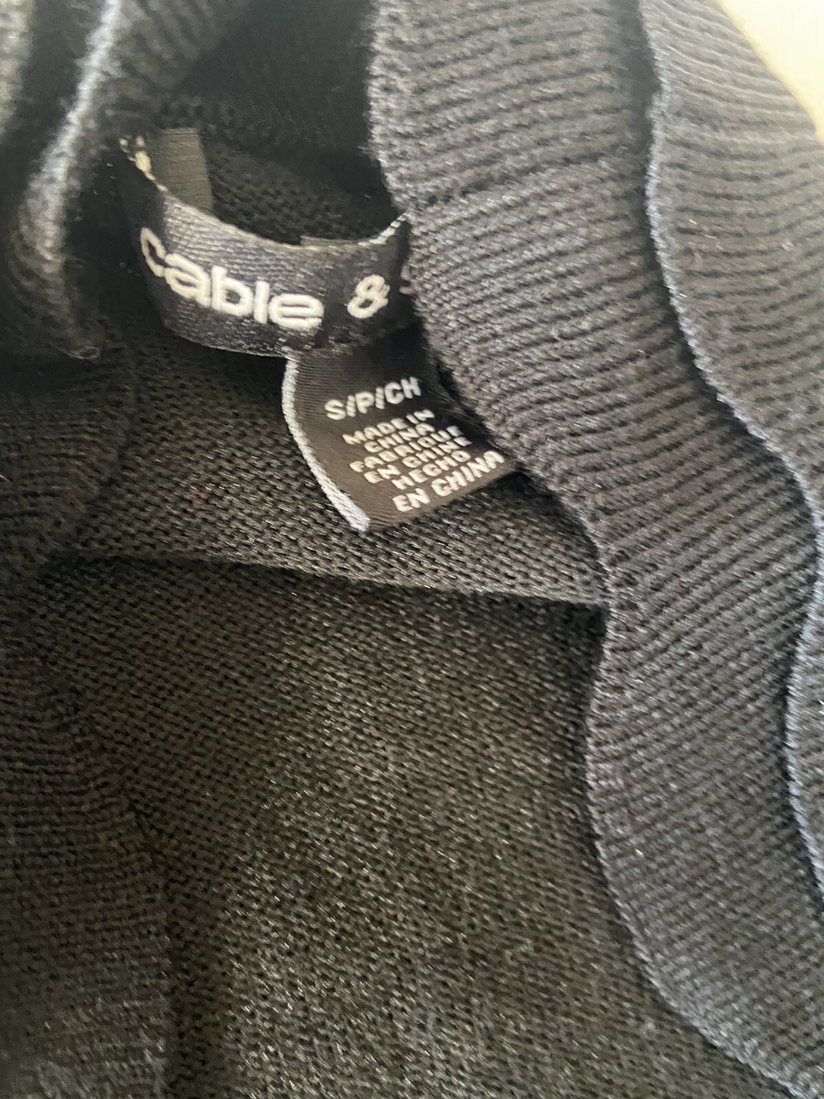 Womens CABLE and GAUGE Black Long Duster Cardigan Swe… Gem