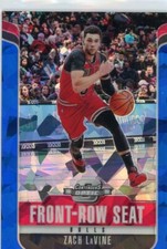 2019 Contenders Optic Prizm Blue Ice Front-Row Seat ZACH LaVINE No. 8!