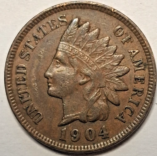 1904 Indian Head Cent Penny