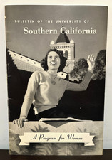 1950 Booklet - A Program For Women University Of Southern California USC - Nice!
