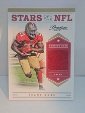 2012 Playoff Prestige - Stars of the Nfl Frank Gore #30 Materials /249 (MEM)
