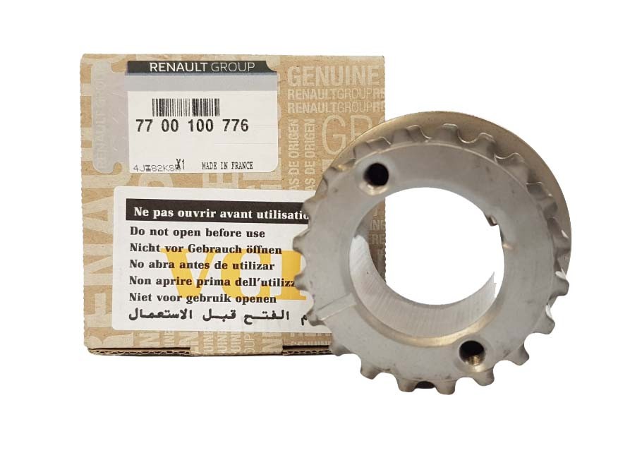 Pignon vilebrequin 7700100776 anti usure pour Laguna 1 et Clio 2
