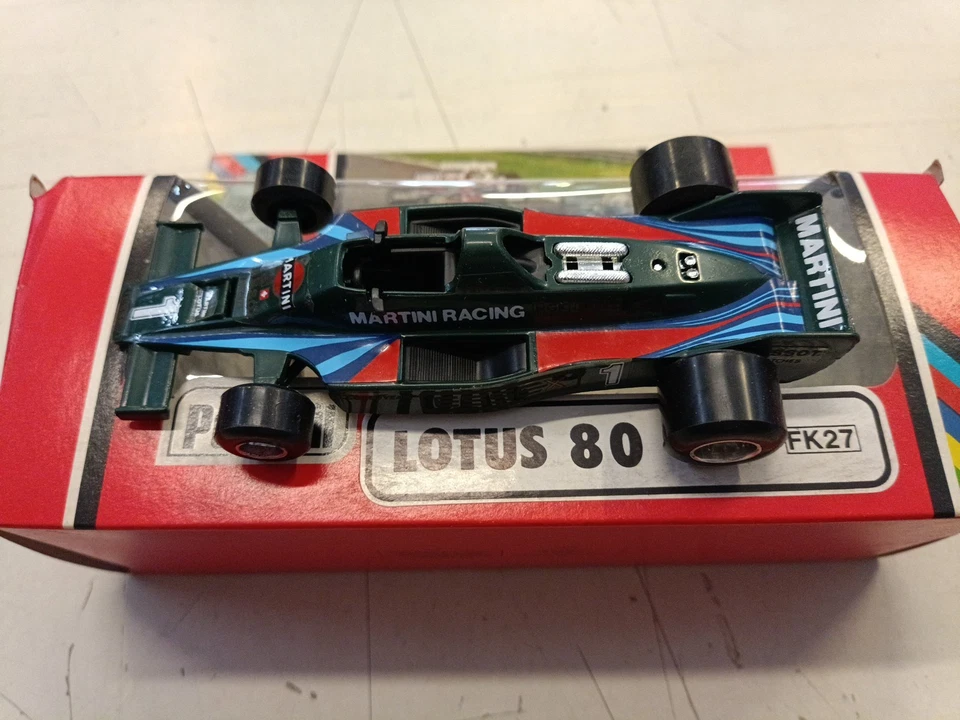 Lotus 80 F1 #1 Martini Racing Polistil 1/32 FK27 ITALY '80 Die Cast Metal Model - Immagine 2 di 4
