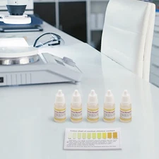 5pcs Water Quality Testing Reagents for Effective pH and Mineral Testing