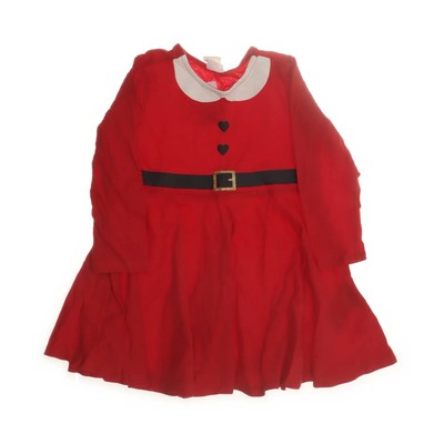 H&M, Kleid, Größe: 86, Rot, Baumwolle, Sonstiges, Mädchen #ot0