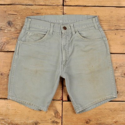 Levis Shorts 26 Damen 00er Grau Mid Rise Workwear