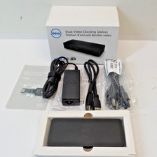 New Dell D1000 Dual Video USB 3.0 Docking Station with 65W AC Adapter