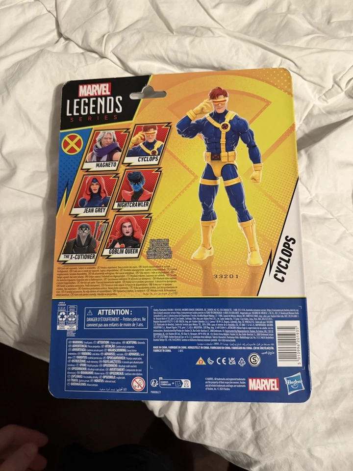 Figura de acción Marvel Legends X-Men 97 Cyclops 6" Hasbro Disney Figura EN STOCK Foto 2 de 2