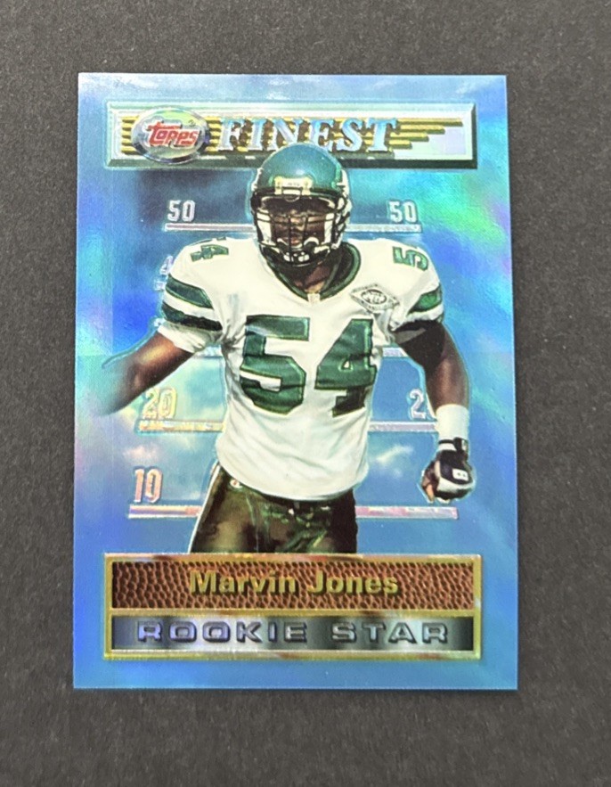 1994 Topps Finest MARVIN JONES Refractor Rookie RC #200
