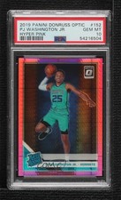 2019-20 Donruss Optic Rated Rookie Pink Hyper Prizm PJ Washington Jr PSA 10 8d2