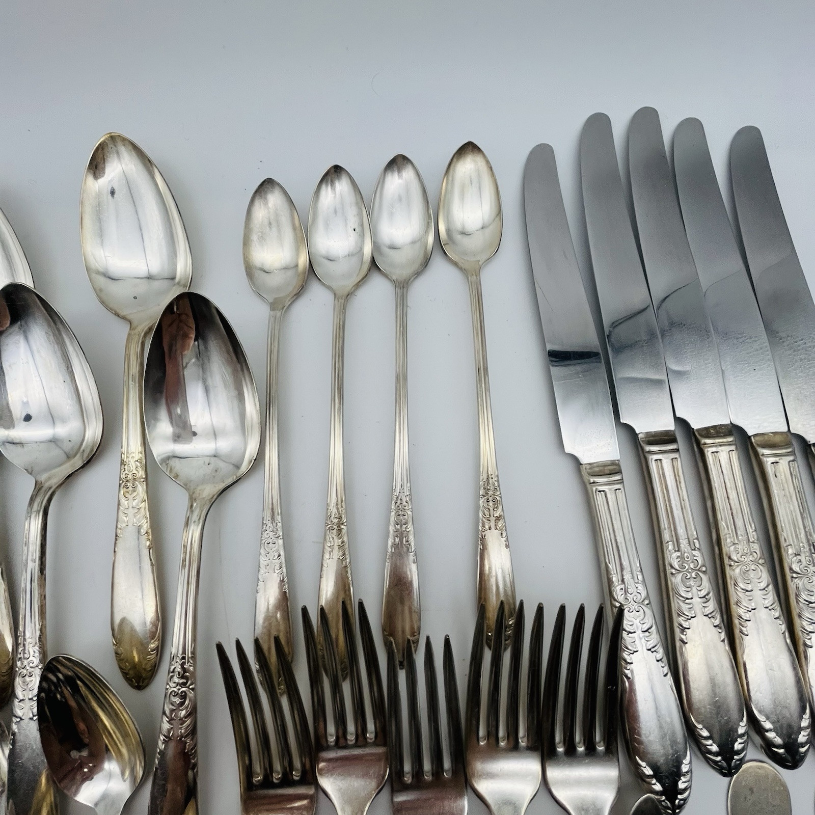 National Silver Co King Edward Flatware Misc. Set Silverplate Silverware Pieces