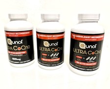 PACK OF 3 Qunol Ultra CoQ10 100mg 3x Better Absorption 120 Softgels X3 Exp 2028