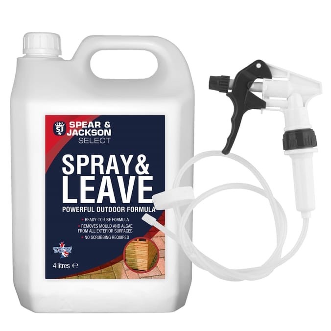 Spear & Jackson Select Spray & Leave Long Hose Trigger Garden Sprayer 4L Pump