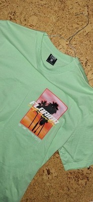 FSBN (New Yorker) Kurzarm T-Shirt Gr. S relaxed fit in grün aus Baumwolle
