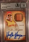 Hulk Hogan Memorabilia Relic Card Autograph Beckett 09/20 Patrick Ganino WWE WCW