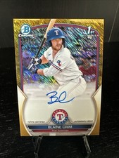 2023 Bowman Chrome Blaine Crim Prospect Rookie Auto #CPA-BC Gold Shimmer /50