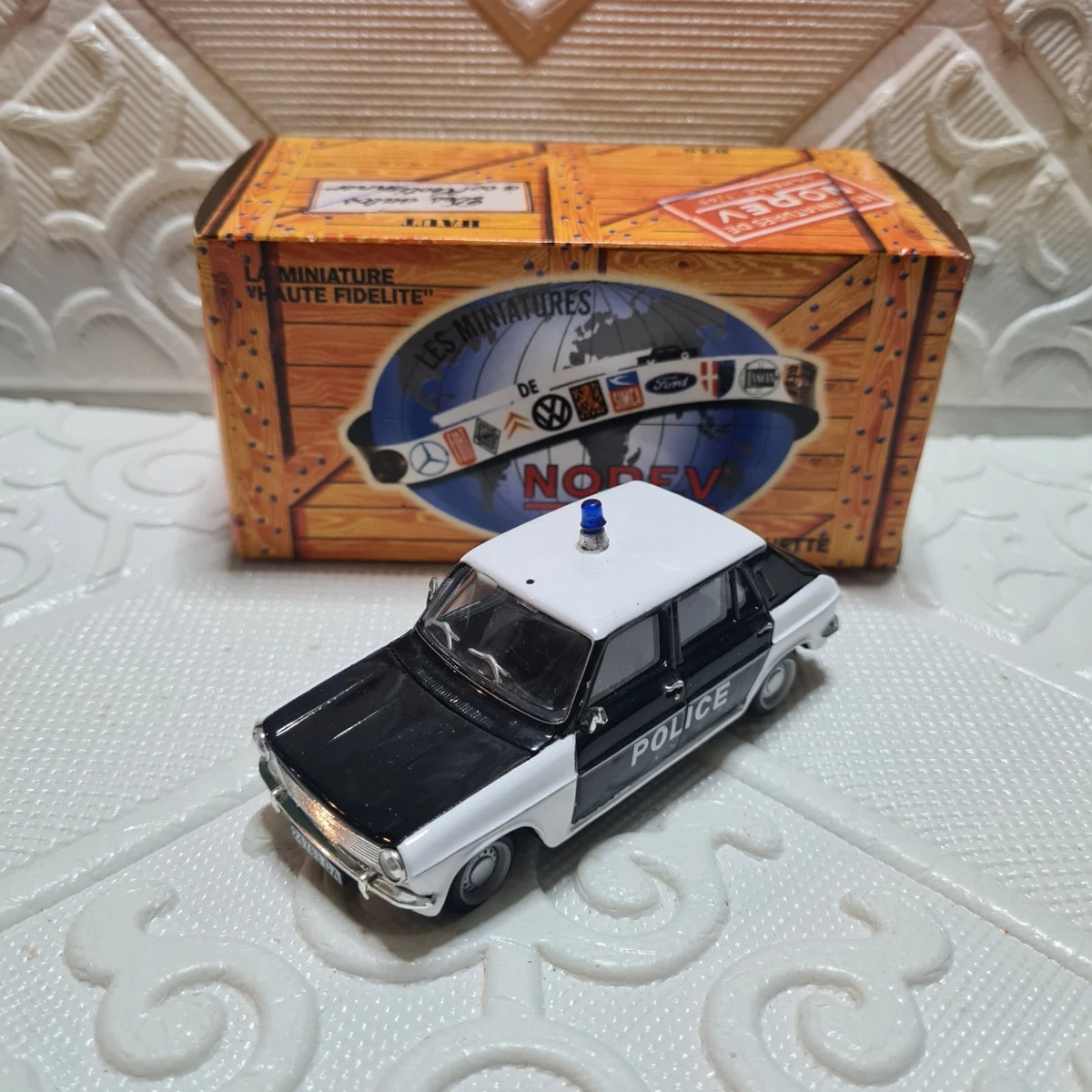 Norev 1/43 - Simca Beaulieu Rouge Et Blanc - Miniature De Collection - Boîte Vitrine