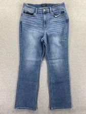 Judy Blue Jeans Women's 16W Curvy High Rise Bootcut Stretch Y2K Mom Pants 31x29