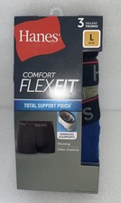 Hanes Mens Comfort Flex Fit Support Pouch Boxer Briefs Size Large NEW