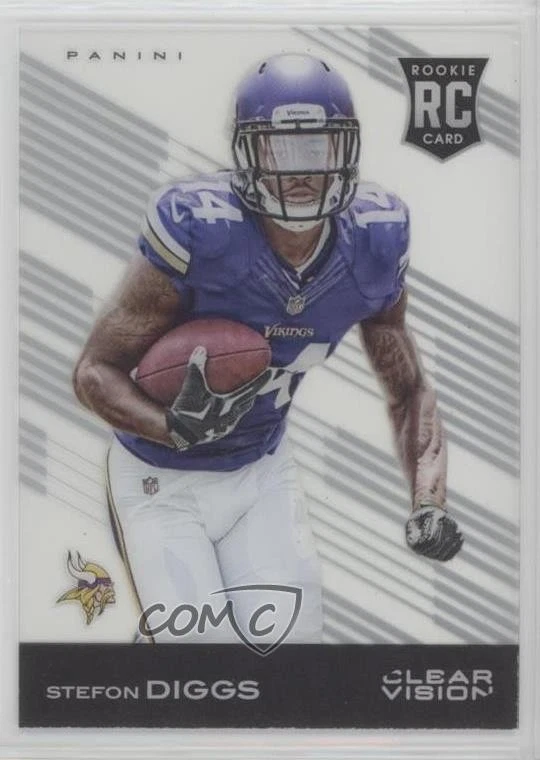Stefon Diggs Panini Clear Vision #140 Base