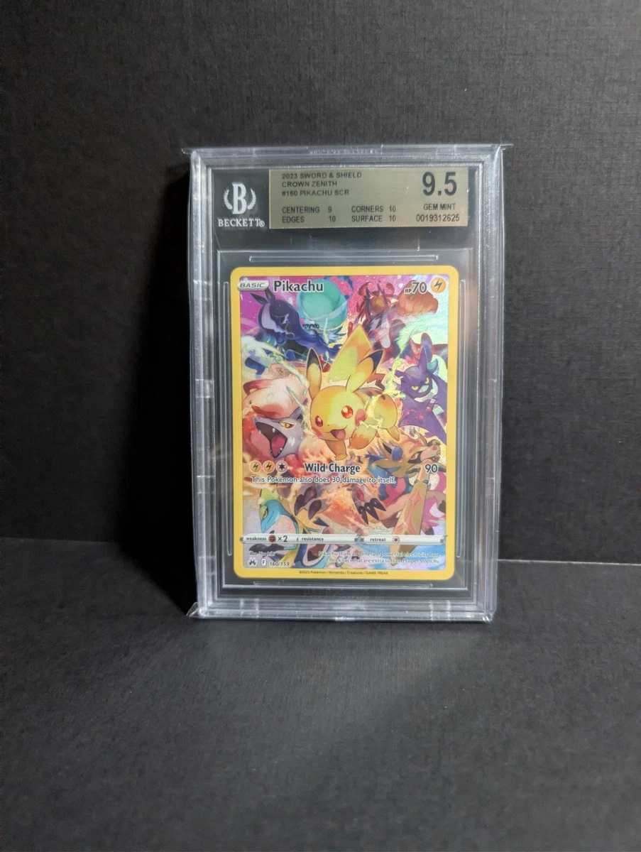 Pokémon Pikachu Grade 9.5 Pokémon TCG Individual Collectible Card