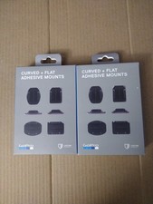 Lot Of 2 GoPro AACFT-001 Curved  Flat Adhesive Mount for All GoPro Cameras New