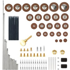 Alto Saxophone Repair Kit,118 Pcs Alto Saxophone Repair Parts Replacement Too...