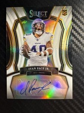 2023 Panini Select #RSI-IPA Ivan Pace Jr. Rookie Auto White Prizm #/35